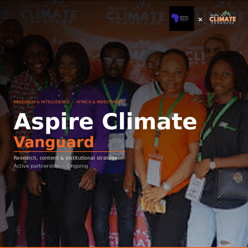 Aspire Climate Vanguard - Communication Strategy