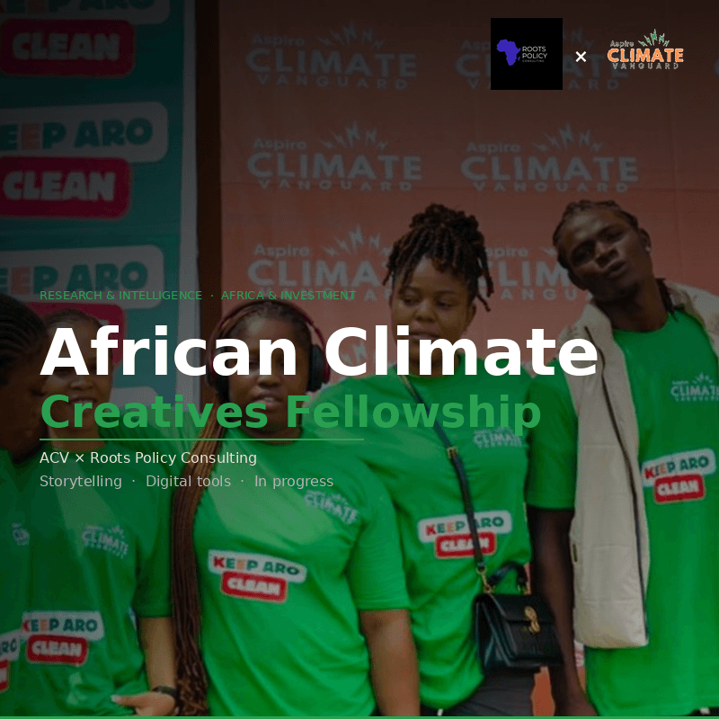 Aspire Climate Vanguard — Funding Strategy and Programme Selection